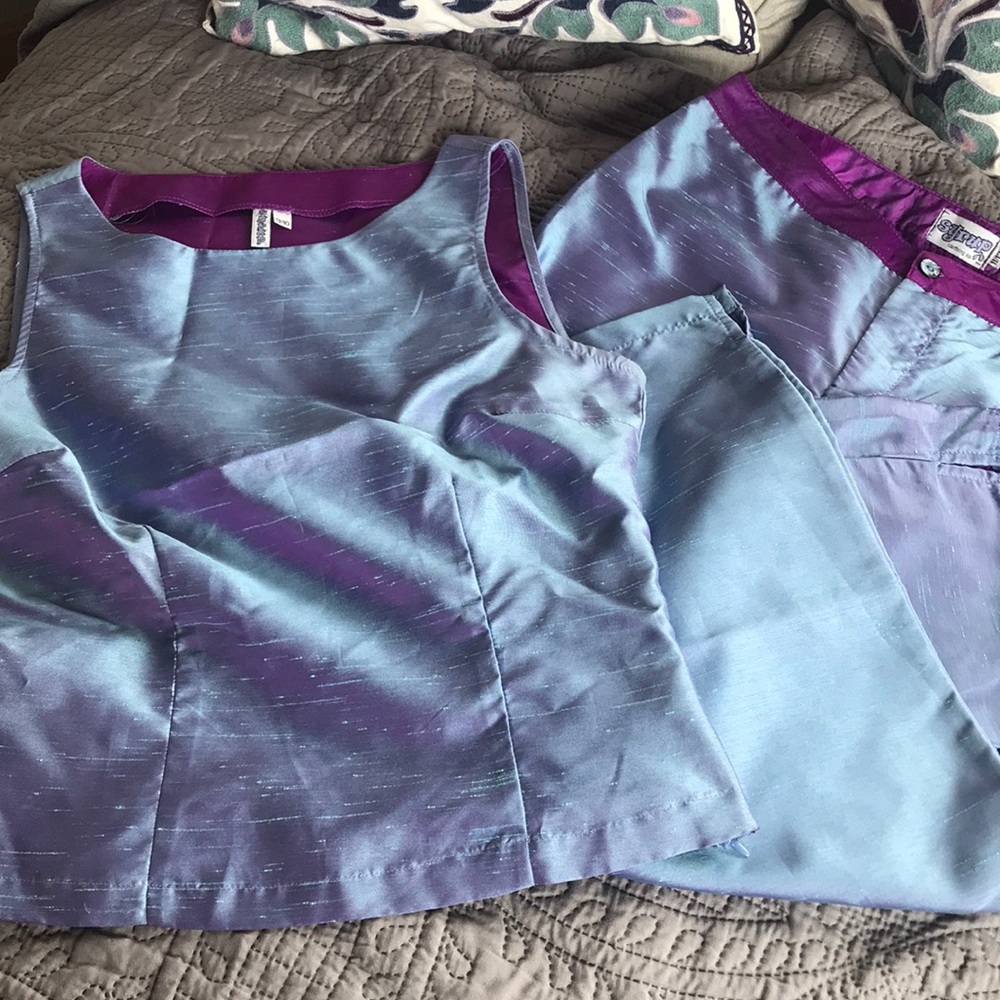 Sleeveless pants set